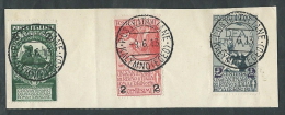 1913 REGNO USATO SOPRASTAMPATI ANNULLO EGEO CALINO - F - Egeo (Calino)