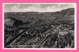 Blick Auf Die Ebernburg Und Bad Münster A. St. - V. PALLMANN - Bad Muenster A. Stein - Ebernburg