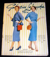 Catalogue. GALERIES LAFAYETTE. ETE 1955. SAISON - Mode