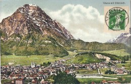 Glarus - Mit Glärnisch  (Stempel ENNENDA)           1910 - Ennenda