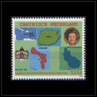 Caribisch Nederland   2010  Onafhandelijkheid  Landkaart   Independence  Map Stamp Nr 1       Postfris/mnh/neuf - Neufs