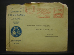 EMA. 28. Empreinte Machine  De Revisez Vos Assurances. Union Et Prévoyance 1954. N°F330. 2 Francs - Autres & Non Classés