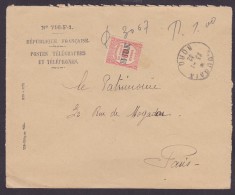 France Taxe - Lettre - 1859-1959 Covers & Documents