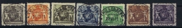 Liechtenstein: 1921 Mi Nr 45B - 52 B  Used Perfo 12,50 - Usados