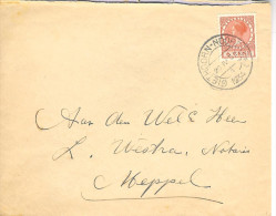 1934 Brief Giethoorn-Noord Naar Meppel - Cartas & Documentos