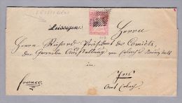 Heimat BE LEISSIGEN 1855-09-23 Schreibschrift Stempel Brief Nach INS Mit 15Rp Zu#24 - Lettres & Documents