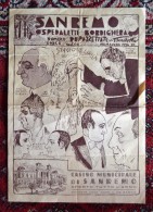 SANREMO Ospedaletti Bordighera Pupazzettate Da Marchetti. Numero Unico. Primavera 1934 (Casino Municipale) - Musica