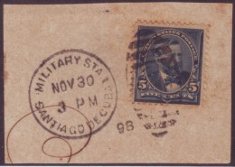 1899-20. CUBA 1899 US OCCUPATION. 5c. MILITAR STATION SANTIAGO DE CUBA - Ungebraucht