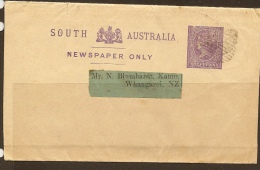 SOUTH AUSTRALIA 1899 1/2d Newspaper Wrapper U #PY211 - Covers & Documents