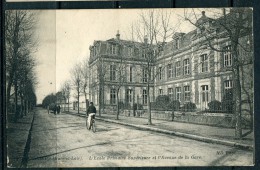 ILLIERS - L'Ecole Primaire Supérieure Et L'Avenue De La Gare - Illiers-Combray
