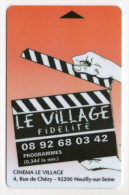 FRANCE CARTE CINEMA LE VILLAGE NEUILLY SUR SEINE - Cinécartes