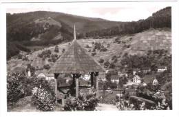 Deutschland - Forbach Im Murgtal - Nördlicher Schwarzwald - Frankfurter Hütte Mit Blick Auf Gausbach - 1955 - Forbach