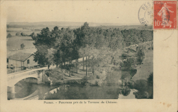 70 PESMES / Panorama Pris De La Terrasse Du Château / - Pesmes