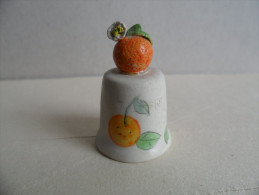 DF)Dé En Porcelaine " Fruit  " - Thimbles