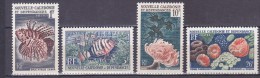 Colonies Francaises Nouvelle Calédonie N° 291/294 Coraux Et Poissons 1959 Neuf ** - Ungebraucht