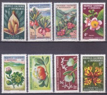 Colonies Francaises Nouvelle Calédonie N° 314/321 Fleurs 1964/65 Neuf ** - Ungebraucht