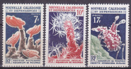 Colonies Francaises Nouvelle Calédonie N° 322/324 Aquarium De Nouméa 1964/65 Neuf ** - Ungebraucht