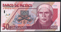 MEXICO  P107a  50  PESOS   6 May 1994 FIRST DATE !  Serie C       UNC. - Mexico