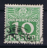 Austria Levante  Porto Mi Nr 12 Y Dunnes Papier  0.1 Mm Gestempelt/used/obl.   Jerusalem Cancel - Eastern Austria