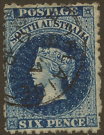 SOUTH AUSTRALIA 1868 6d QV SG 72 U #QC164 - Oblitérés