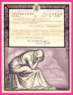 Télégramme-Chromo - 1952 - ROYAUME De BELGIQUE - Format 20 X 25cm - JEAN DONNAY - Bruxelles - Bruxelles Dailly - Telegrams