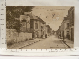 CPA (49) Maine Et Loire - Chateauneuf Sur Sarthe - Rue Nationale - Café Ménard - Chateauneuf Sur Sarthe