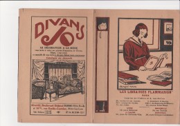 COUVRE LIVRE "LIBRAIRIE FLAMMARION " PARIS- AVEC PUBLICITE  DIVANS JO - - Andere Accessoires