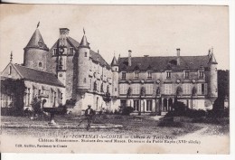 FONTENAY-LE-COMTE (Vendée) Château De Terre-Neuve-demeure Du Poète Rapin (XVI ème Siècle) Architecture Renaissance - Fontenay Le Comte