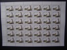 RUSSIA 1990 MNH (**)YVERT 5764 Les Oies.la Feuille De 36 Timbres/geese.sheet Of 36 Stamps - Full Sheets