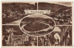 Tintern (Abbey & Horseshoe Bend) Multi-view Real Photo Postcard - Unused - Monmouthshire