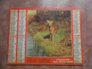 APC) Calendrier Des PTT 1980 Seine Et Marne - Grand Format : 1971-80