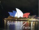 Australia - Sydney Love Paris - Sydney Opera House With Tricolour Flag (blue - White - Red) - Dubbo