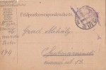 WARFIELD CORRESPONDENCE, POSTCARD, WW1, CAMP NR 174, CENSORED, 1916, HUNGARY - Brieven En Documenten