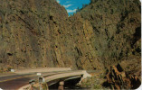 CURVED  BRIDGE  IN THE BIG THOMPSON CANON ON HWY      8,8X13,8   (NUOVA) - Rocky Mountains