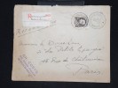 BELGIQUE - Enveloppe En Recommandée Pour La France En 1923 -  A Voir - Lot P12703 - Lettres & Documents