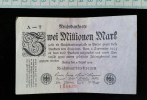 Billet, Allemagne, Zwei Millionen Mark 1923 - 2 Miljoen Mark