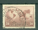 Australia: 1934/48   Hermes   SG153a   1/6d  [with Wmk]    Used - Oblitérés