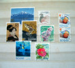 Japan 2007 - 2008 Volcano Flowers Dove Duck Birds Woman Hairdress - Unused Stamps
