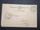 ALLEMAGNE - Entier Postal ( Repiquage Commerciale ) De Ludwigshafen Pour Landau En 1883 - Froissé -  A Voir - Lot P12906 - Otros & Sin Clasificación