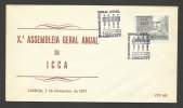 Portugal Cachet Commémoratif  ICCA International Association Meetings Lisbonne 1971 Event Postmark Lisbon - Postal Logo & Postmarks