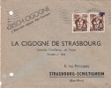 1947 LETTRE SAAR.  SAARBRÜCKEN-STRASBOURG. Mi 230 MEF.  / 6427 - Lettres & Documents