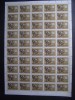 RUSSIA 1977MNH (**)YVERT3275 Les Jeux Olympiques D'hiver De Grenoble.hockey/feuille 50 Timbres/the Winter Olympic Games - Full Sheets