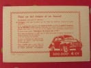 Buvard Renault 4 CV. Concours 500000° 4 CV. Vers 1950 - Transport