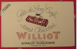 Buvard Chicorée Williot. Vers 1950 - Café & Thé