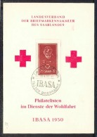 Saar 292 SONDERKARTE  Gest. Luxusbriefstück (E7415 - Sonstige & Ohne Zuordnung