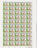 1968. GRUNDTVIGSKIRKE-teststamp In Lightgreen/brown/blue. Unusual Complete Sheet With 5... (Michel: ) - JF180611 - Essais & Réimpressions