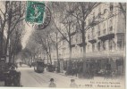 Cpa 06 Alpes Maritimes  Nice  L Avenue De La Gare - Transport (rail) - Station