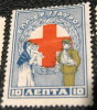 Greece 1924 Tax Stamp Red Cross 10l - Mint - Neufs