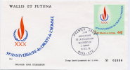 WALLIS ET FUTUNA - 30e ANNIVERSAIRE DES DROITS DE L'HOMME - DEUX FDC ILLUSTREES ET NUMEROTEES (3000 Ex) N°01684/01734 - FDC