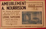 Buvard Ameublement A. Nourrisson. Literie Tapisseie Meubles. Craon (Mayenne). Vers 1950 - N